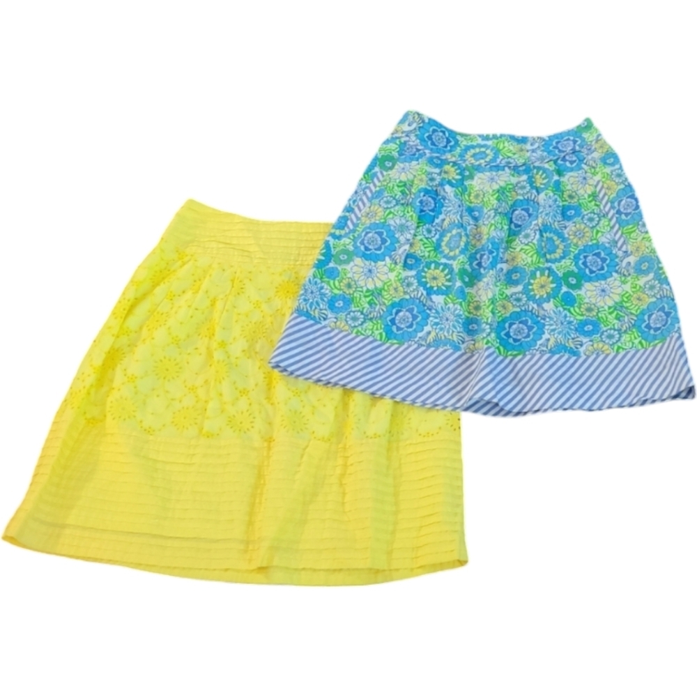 2‎ LILLY PULITZER SIZE 2 SKIRTS TWO BUNDLE Skirt